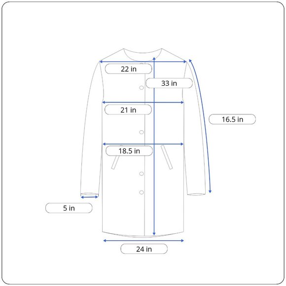 NWT Chico's Cardigan Boho Light Grey and Brown Size 3 Women's Sweater - Picture 8 of 8